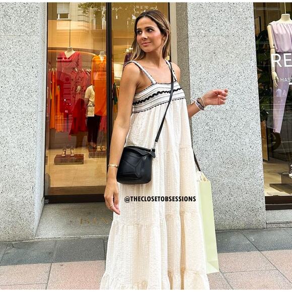 ZARA BLOGGER FAVE!!! Midi Dress with Wide Straps NWT - Picture 1 of 16